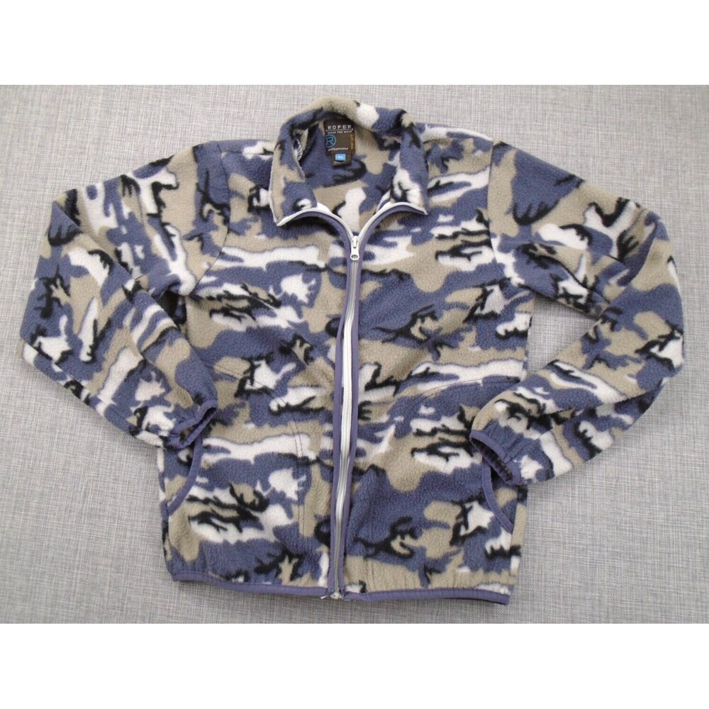 Roper Kids Youth Sweater Zipper XL Camo Sweatshirt